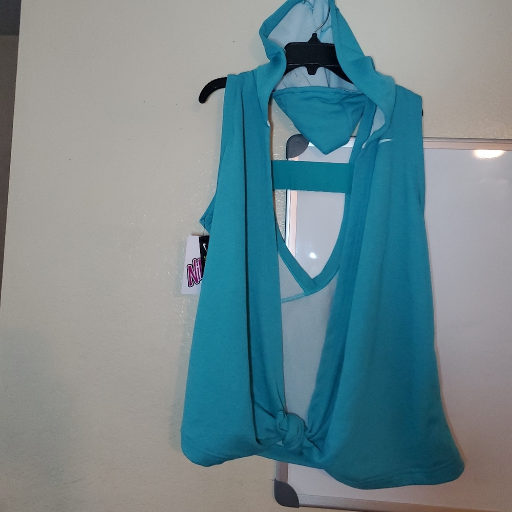 Nike Cabana Teal Tint Hooded Studio Wrap Hoodie Ve